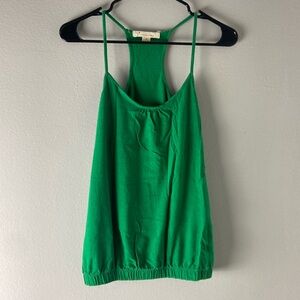 Forever 21 XS Green Spaghetti Strapped Shirt